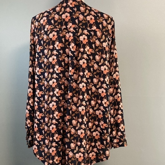 Premise Studio woman navy and coral Tunic plus size - Picture 2 of 6